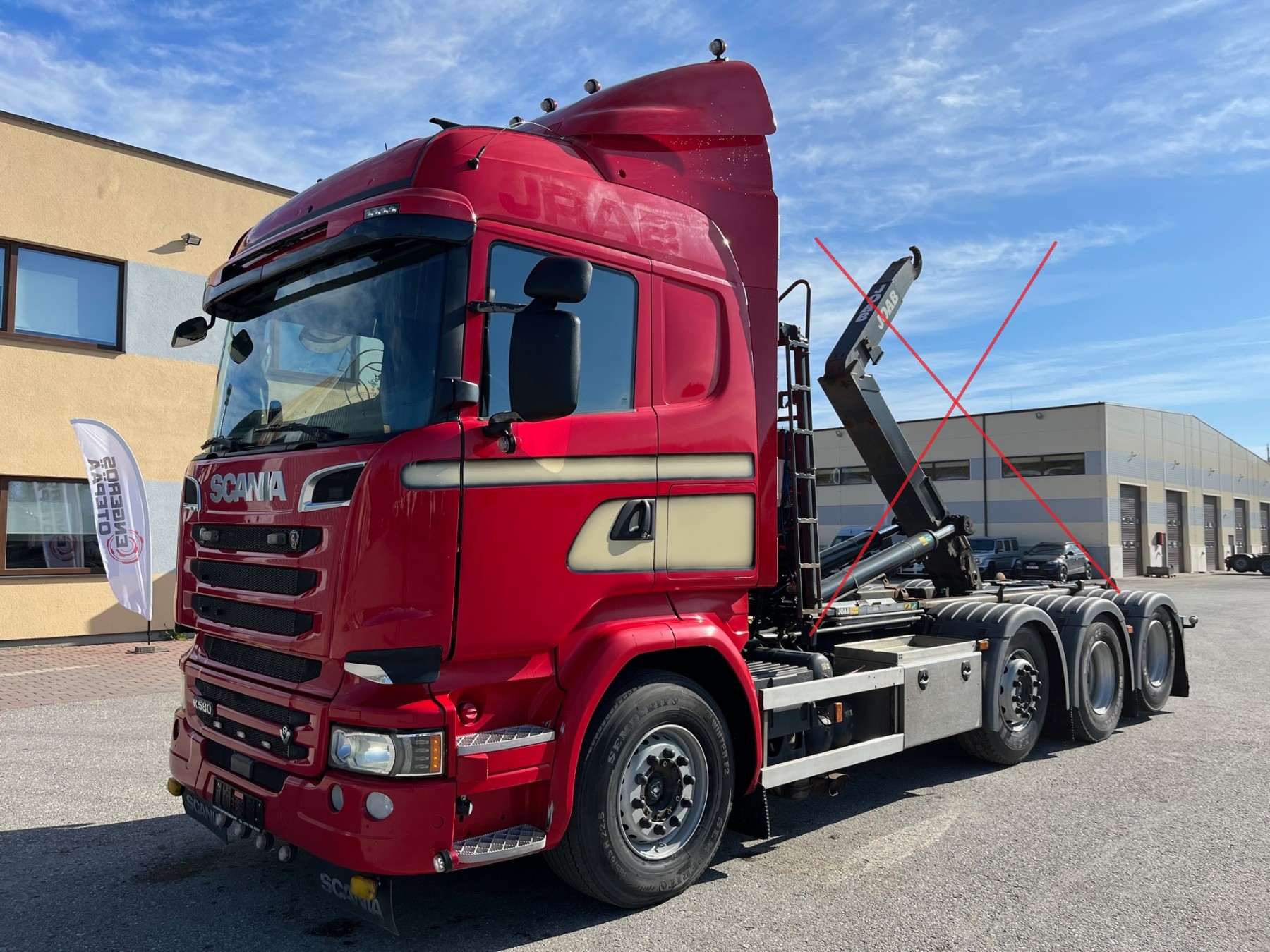 Scania 580 8X2/4 EURO 6 + ADR / ONLY CHASSIS !!!
